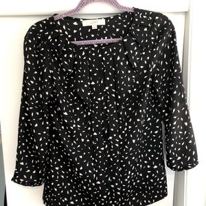 Professional Loft Blouse (black and pink)